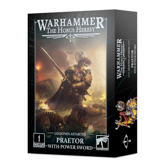 HORUS HERESY PRAETOR WITH POWER SWORD