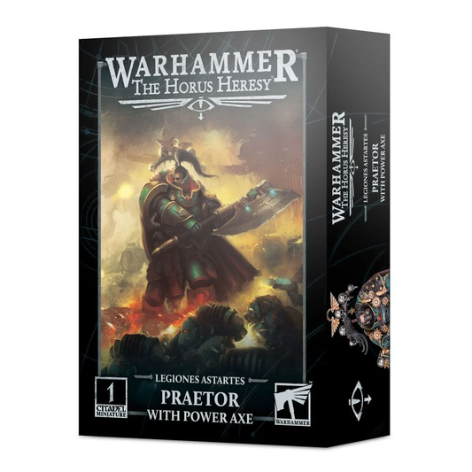 HORUS HERESY PRAETOR WITH POWER AXE