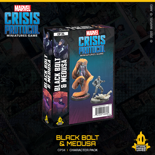 MARVEL CRISIS PROTOCOL BLACK BOLT & MEDUSA