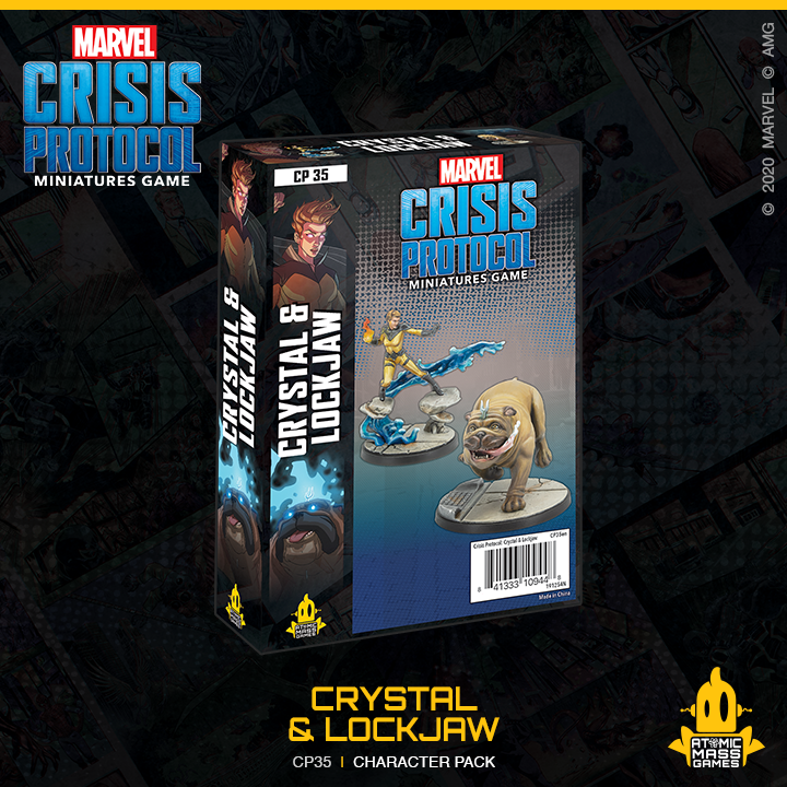 MARVEL CRISIS PROTOCOL CRYSTAL & LOCKJAW