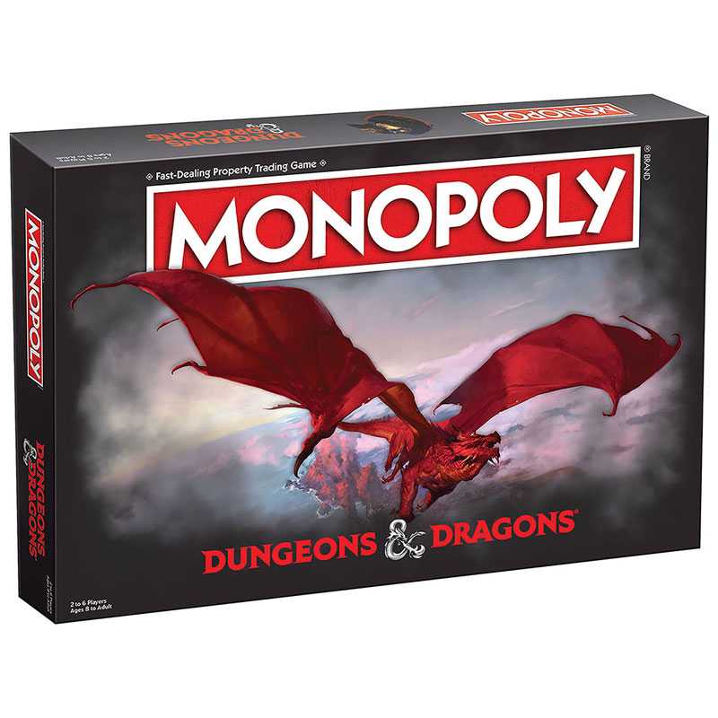 DUNGEON & DRAGONS MONOPOLY