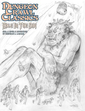 DUNGEON CRAWL CLASSICS: #86 HOLE IN THE SKY SKETCH COVER