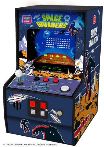 SPACE INVADERS 6.75in PREMIUM. MICRO PLAYER