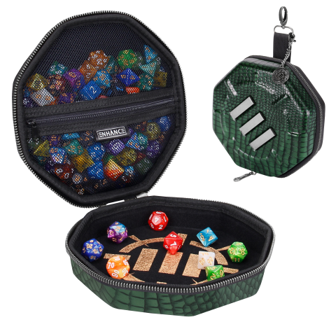 ENHANCE DRAGON GREEN DICE BOX