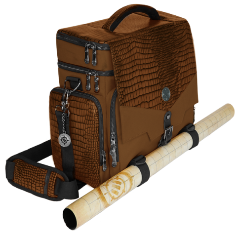 ENHANCE BROWN DRAGONSCALE ADVENTURER'S BAG COLLECTOR'S EDITION