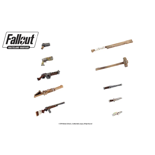 FALLOUT WASTELAND WARFARE: WEAPON SPRUES
