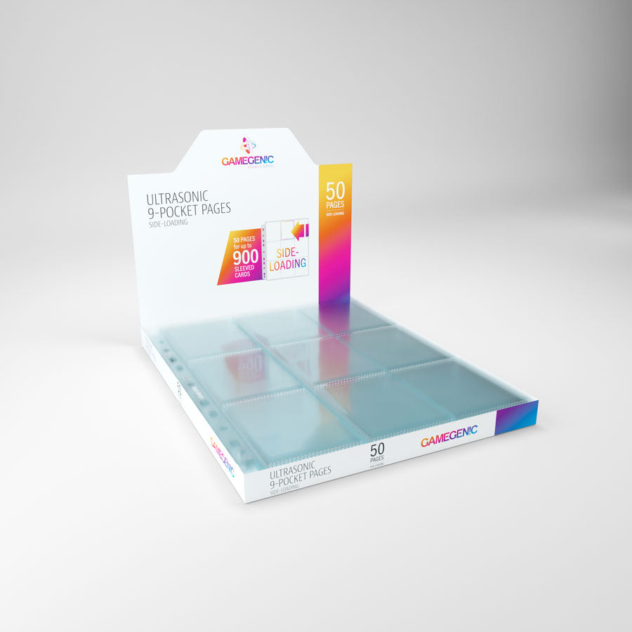 GAMEGENIC ULTRASONIC 9-POCKET PAGES SIDELOADING (50 PAGES)