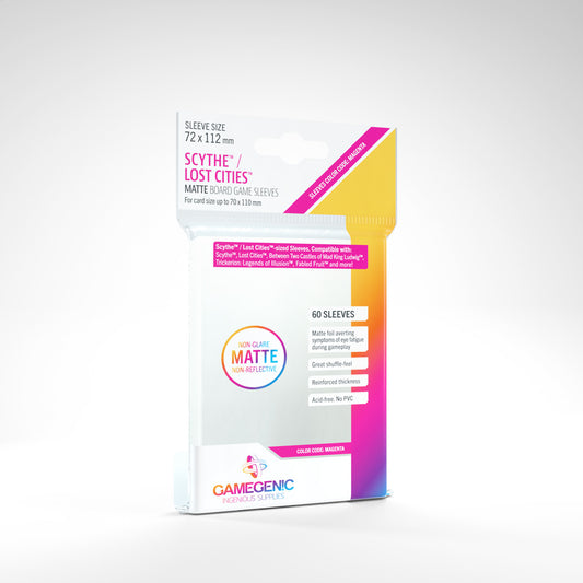 GAMEGENIC MATTE Scythe and/or Lost Cities Sleeves