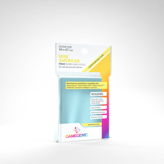 GAMEGENIC PRIME Mini American Board Game Sized Sleeves