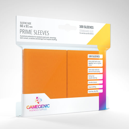 GAMEGENIC PRIME Sleeves Orange