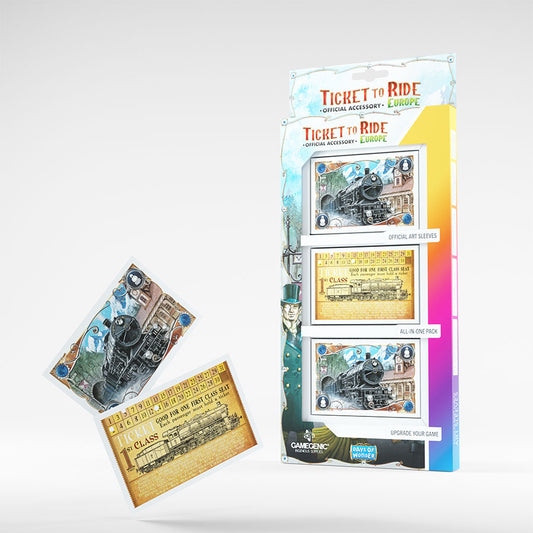TICKET TO RIDE EUROPEART SLEEVES GAMEGENIC