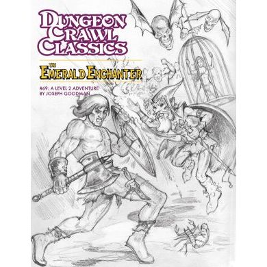 DCC #69 THE EMERALD ENCHANTER SKETCH COVER