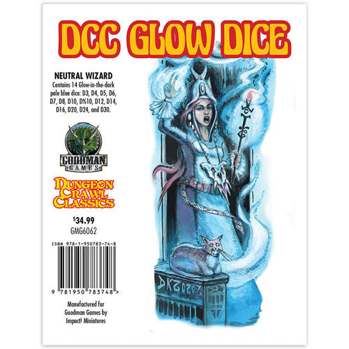 DCC NEUTRAL WIZARD GLOW DICE