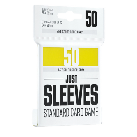 JUST SLEEVES STANDARD CARD GAME YELLOW