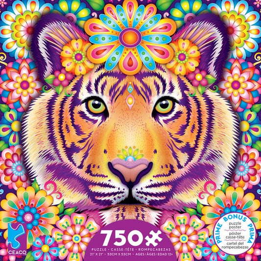 GROOVY ANIMALS TIGER PUZZLE