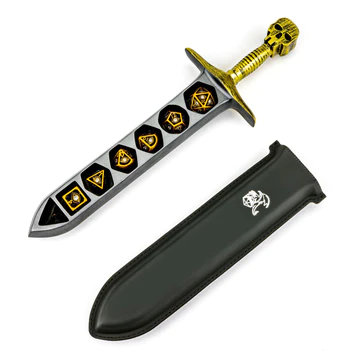 GRIM DAGGER DICE CASE - GOLD