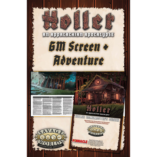 SAVAGE WORLDS HOLLER GM SCREEN & ADVENTURE