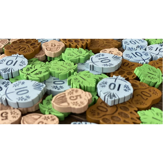 HONEY BUZZ WOODEN COINS