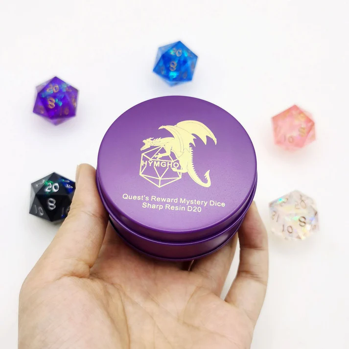 QUEST'S REWARD: SHARP RESIN D20 MYSTERY DICE