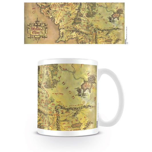LORD OF THE RINGS MAP MUG