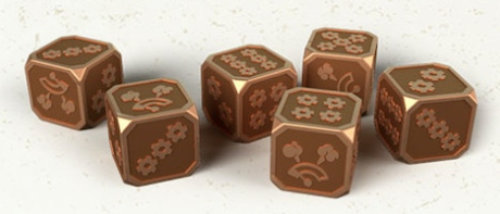 ZOMBICIDE UNDEAD OR ALIVE: METAL DICE