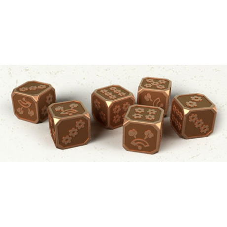 ZOMBICIDE UNDEAD OR ALIVE: METAL DICE