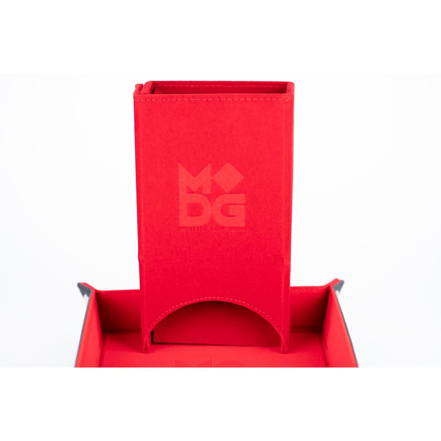 METALLIC DICE GAMES: DICE TOWER- RED