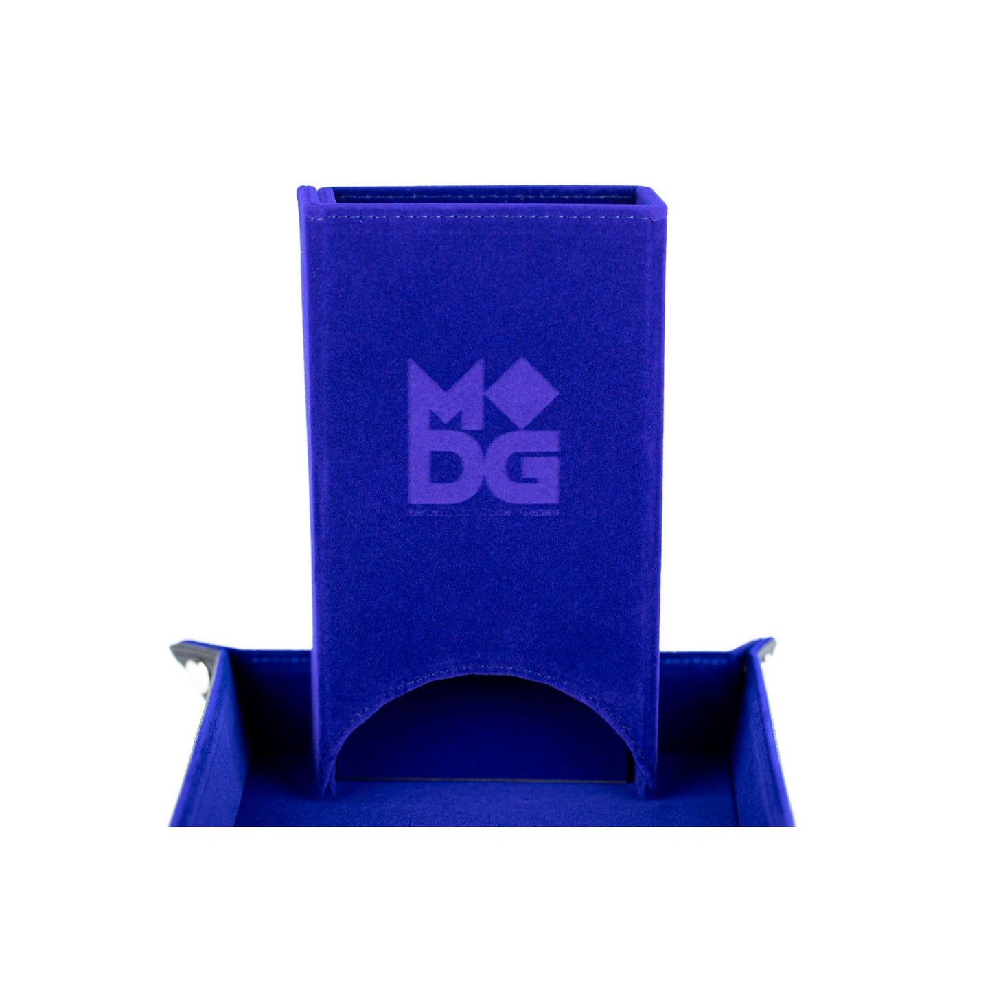 METALLIC DICE GAMES: DICE TOWER- BLUE