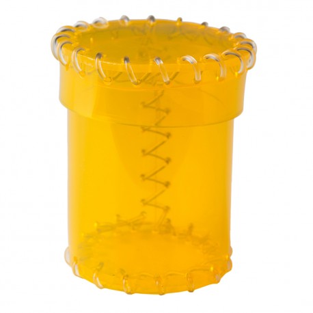 AGE OF PLASTIC YELLOW DICE CUP