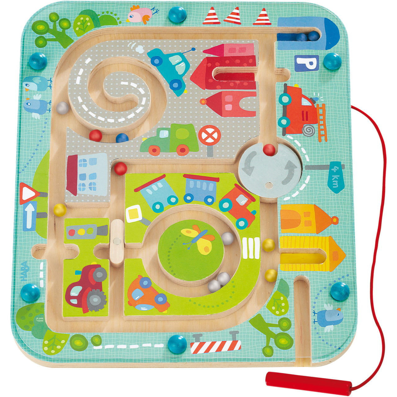 MAGNETIC GAME TOWN MAZE