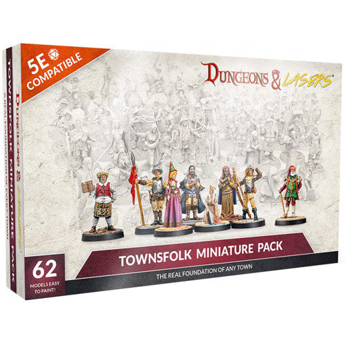DUNGEONS & LASERS TOWNFOLK MINIATURES