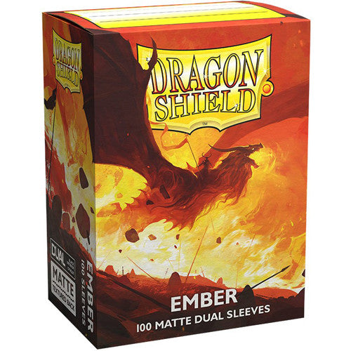 DRAGON SHIELD: MATTE DUAL SLEEVES EMBER