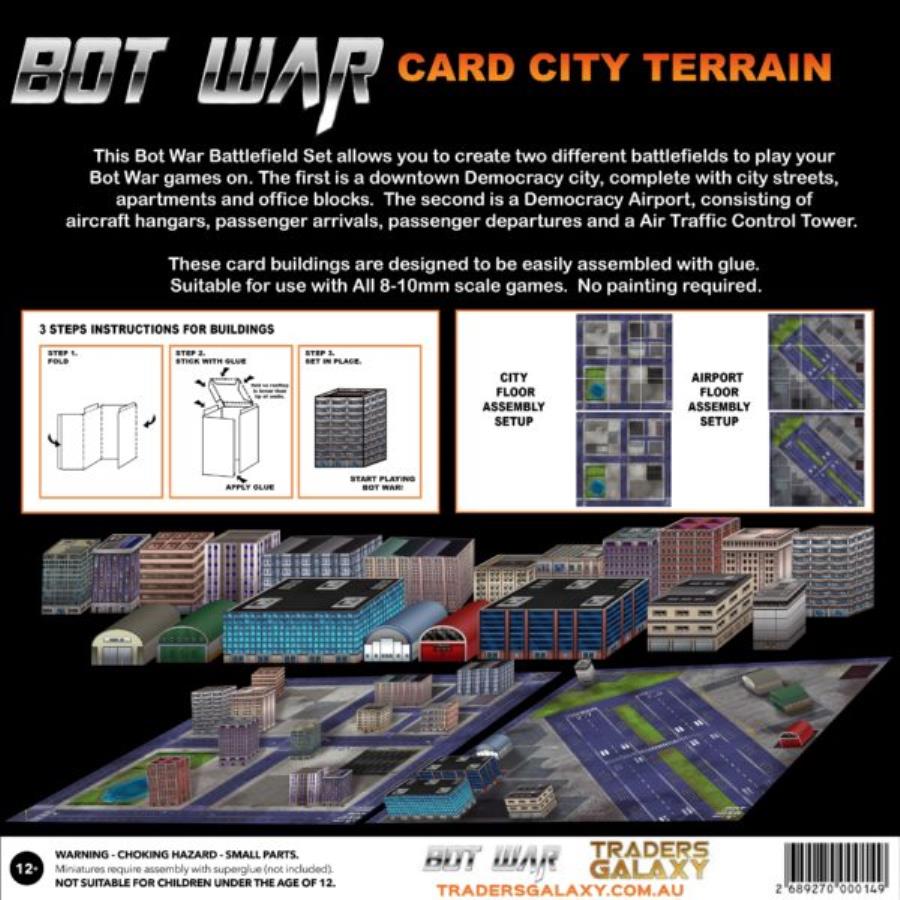BOT WAR CARD CITY TERRAIN