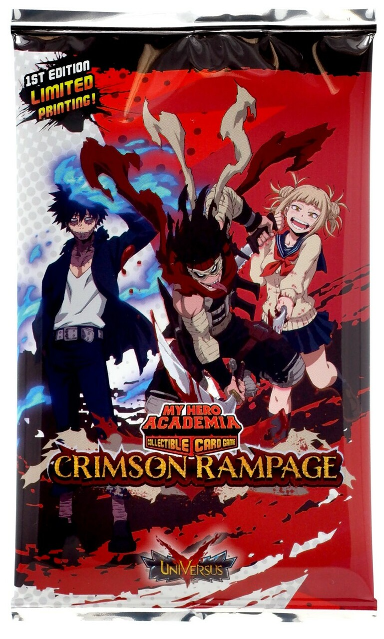 MY HERO ACADEMIA CRIMSON RAMPAGE BOOSTER PACK