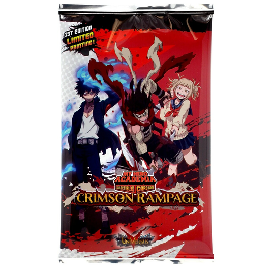 MY HERO ACADEMIA CRIMSON RAMPAGE BOOSTER PACK