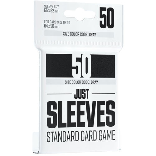 GAMEGENIC STANDARD CARD GAME BLACK 50 SLEEVES