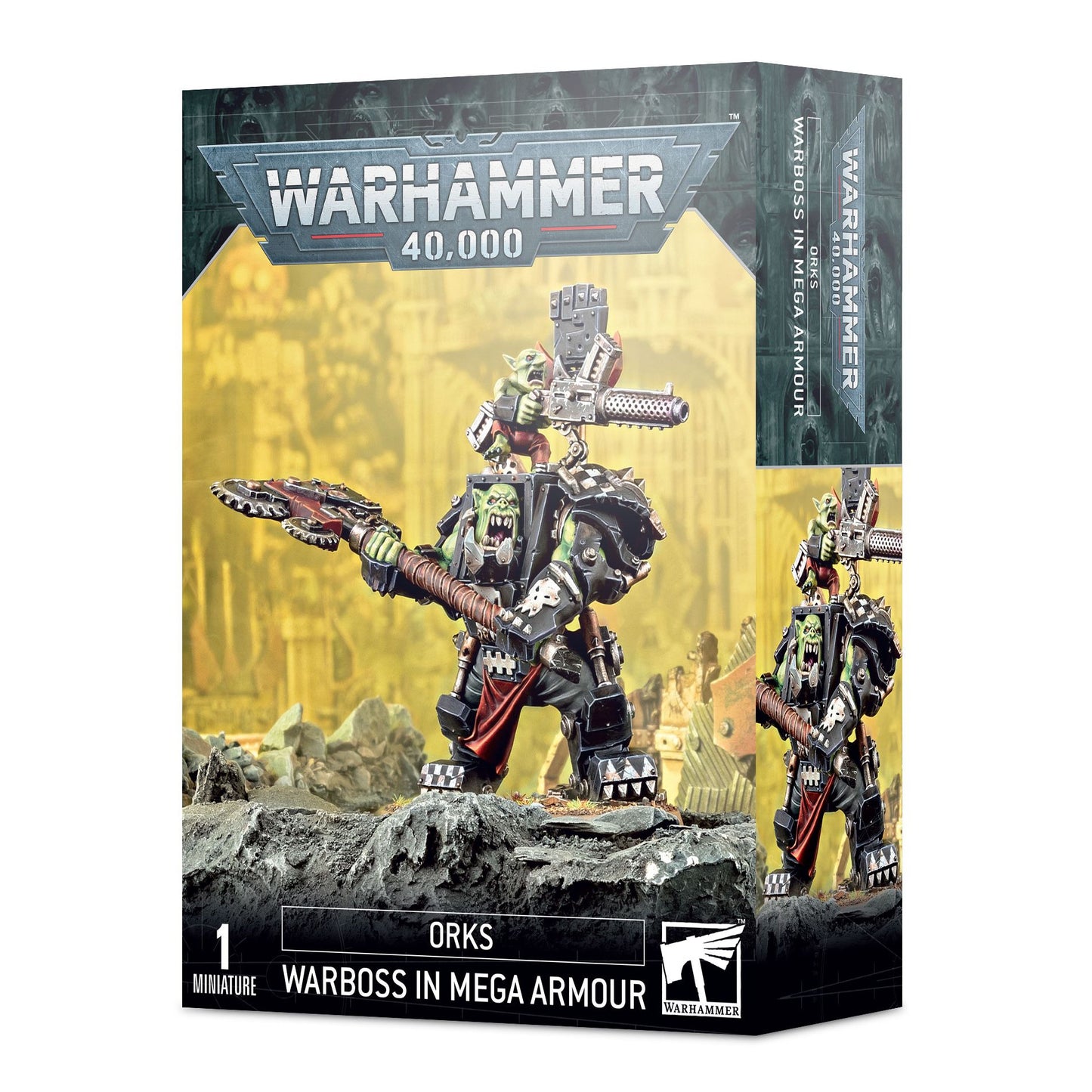 ORK WARBOSS IN MEGA ARMOUR
