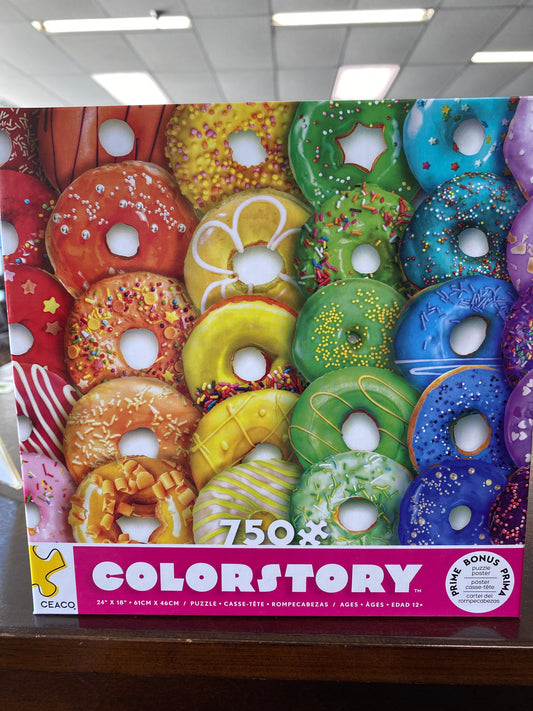 COLOR STORY 750PC DONUTS