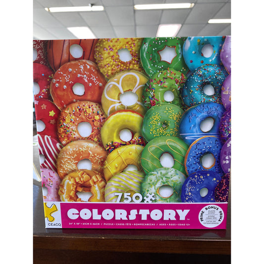 COLOR STORY 750PC DONUTS