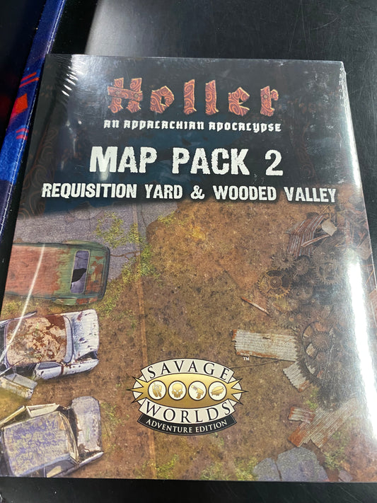 SAVAGE WORLDS HOLLER MAPS 2 REQUISITION YARD & WOODED VALLEY