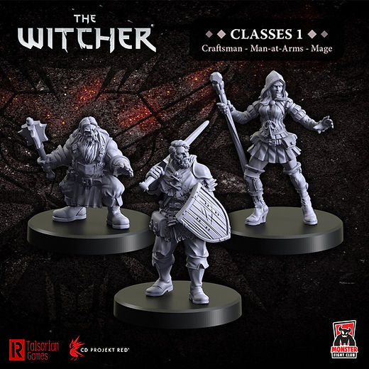 THE WITCHER CLASSES MINIS 1 (3 models)