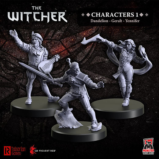 THE WITCHER CHARACTER MINIS 1 (3 models)