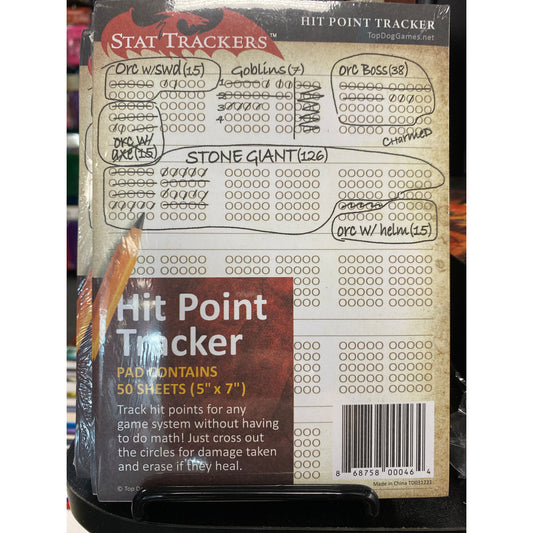 STAT TRACKERS HIT POINT PADS