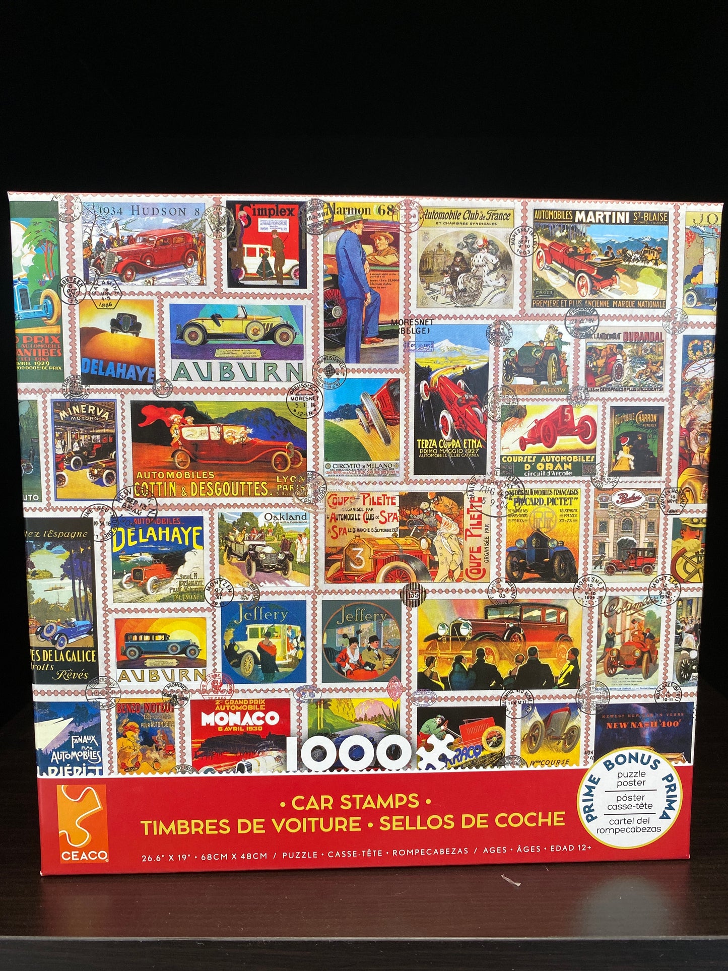 CAR STAMPS 1000PC