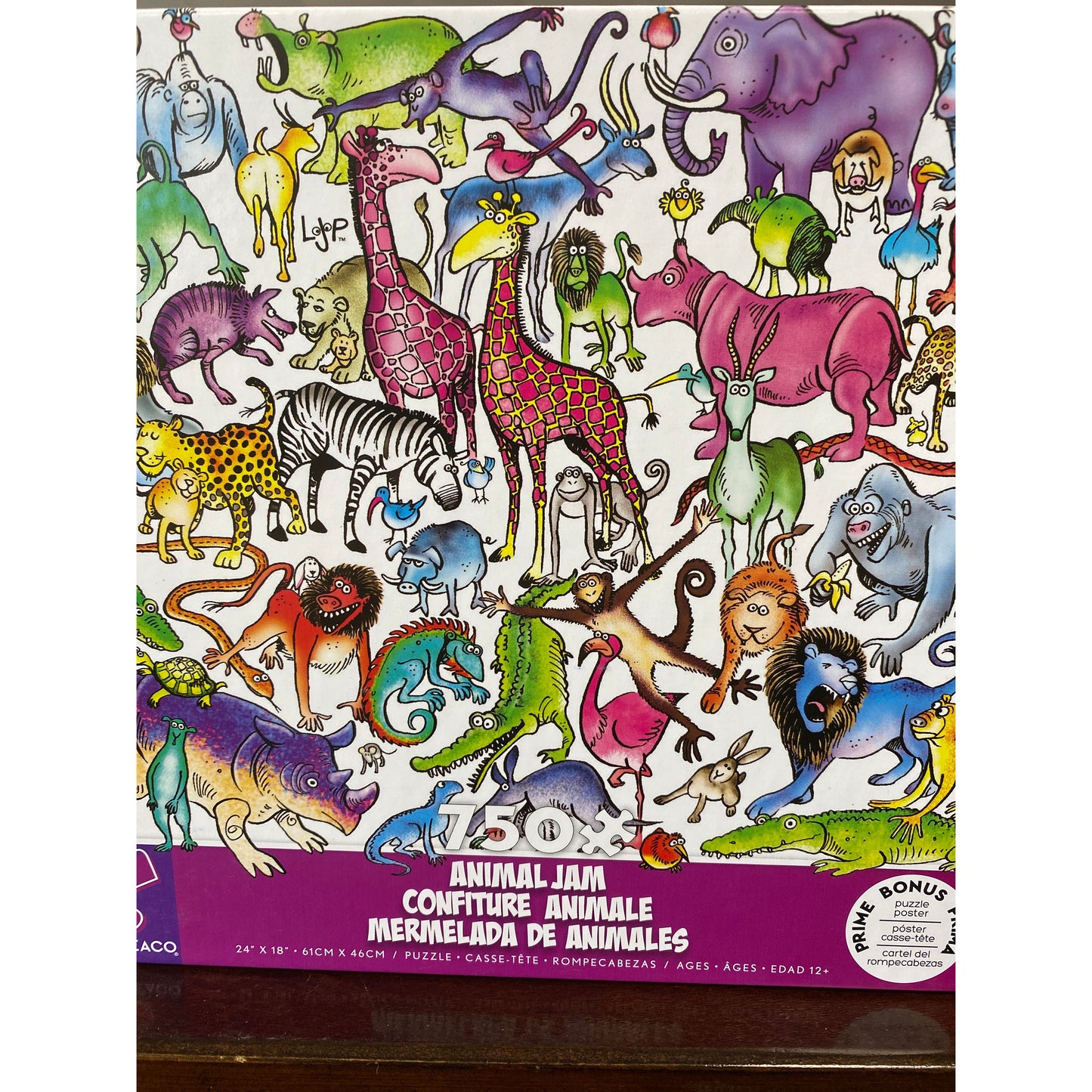 ANIMAL JAM 750PC PURPLE