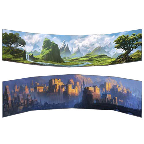 LOKE'S IMMERSIVE GM SCREEN WILDERNESS & TOWNSCAPE