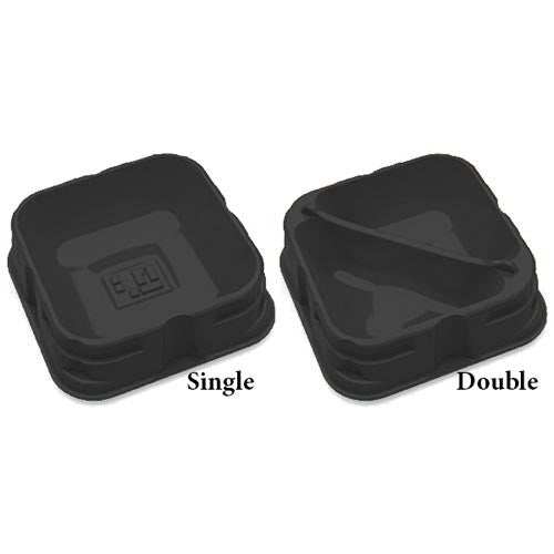 X TRAYZ BLACK CLEAR LID