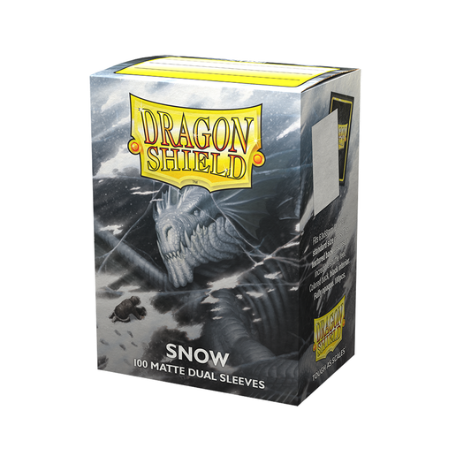 DRAGON SHIELD: MATTE DUAL SLEEVES SNOW