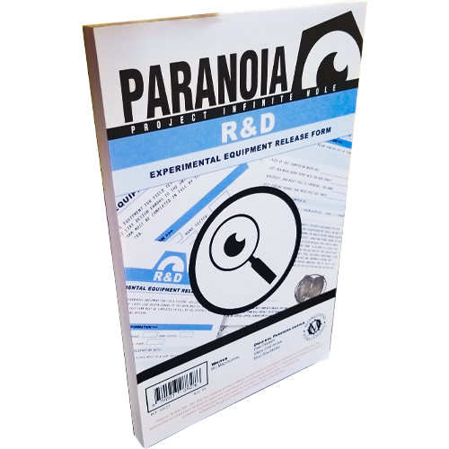 PARANOIA RPG R&D RELEASE FORM