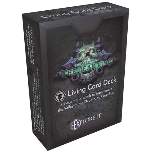 HEXPLORE IT THE VALLEY OF THE DEAD KING LIVING CARD DECK